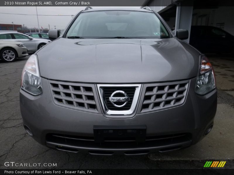 Gotham Gray / Black 2010 Nissan Rogue SL AWD