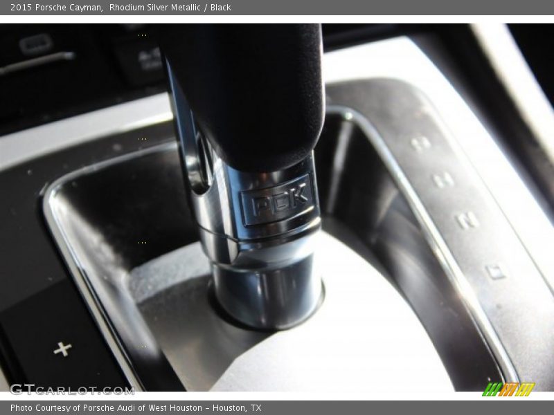 Rhodium Silver Metallic / Black 2015 Porsche Cayman