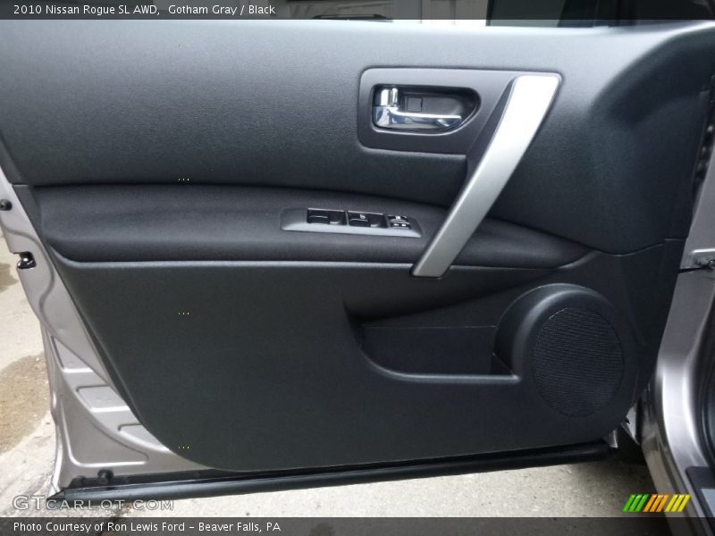 Gotham Gray / Black 2010 Nissan Rogue SL AWD