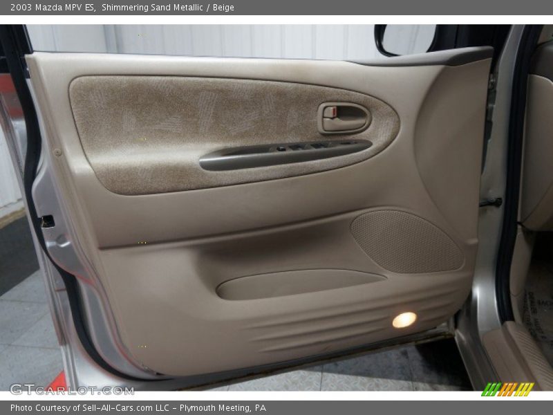 Shimmering Sand Metallic / Beige 2003 Mazda MPV ES