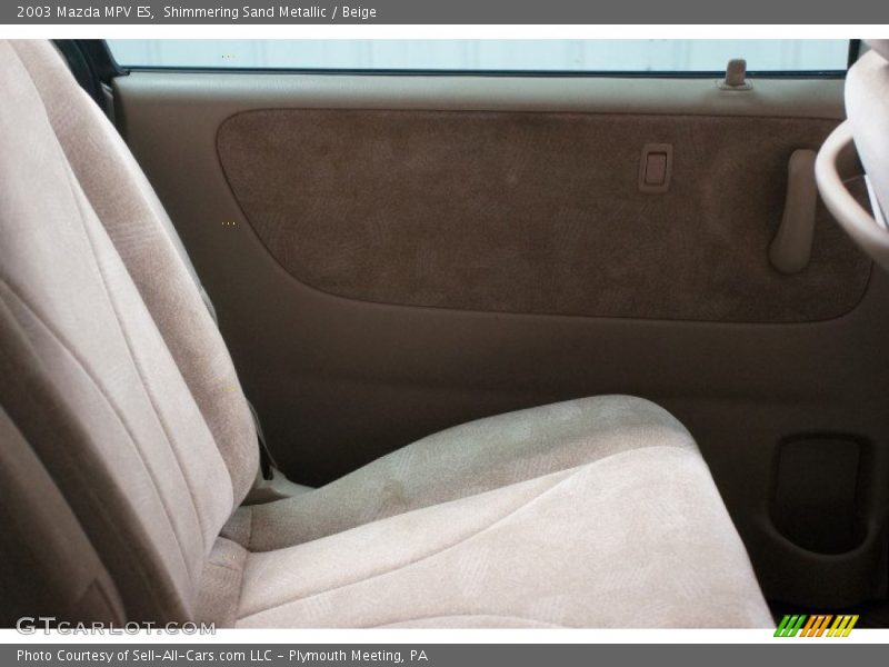 Shimmering Sand Metallic / Beige 2003 Mazda MPV ES