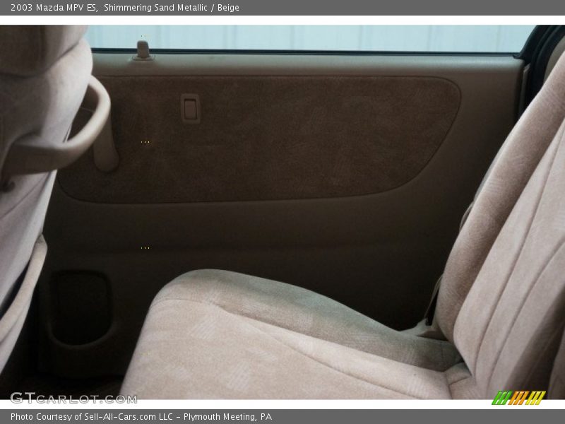 Shimmering Sand Metallic / Beige 2003 Mazda MPV ES