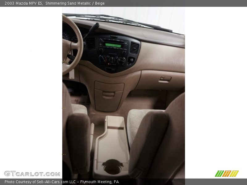 Shimmering Sand Metallic / Beige 2003 Mazda MPV ES