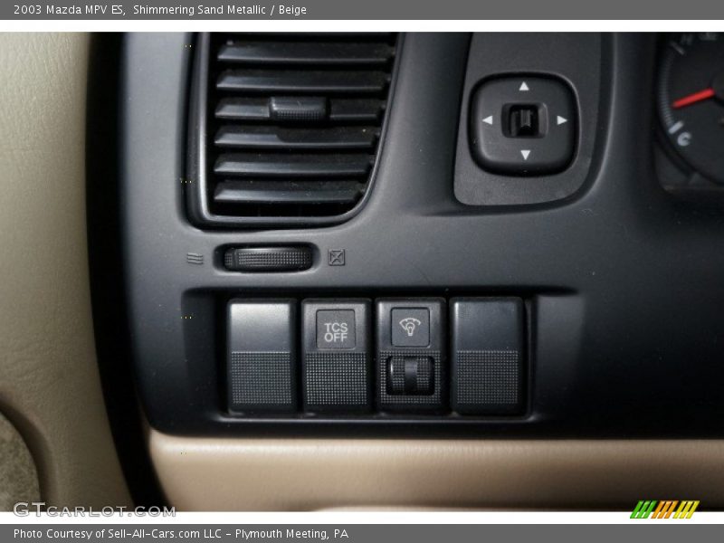 Shimmering Sand Metallic / Beige 2003 Mazda MPV ES