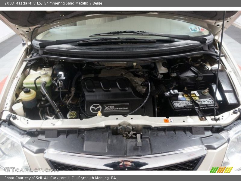 Shimmering Sand Metallic / Beige 2003 Mazda MPV ES