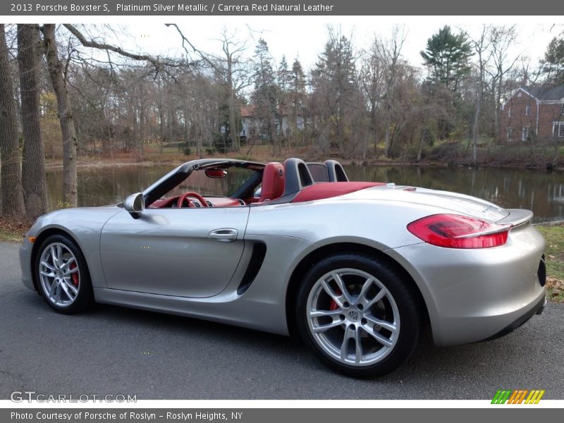 Platinum Silver Metallic / Carrera Red Natural Leather 2013 Porsche Boxster S