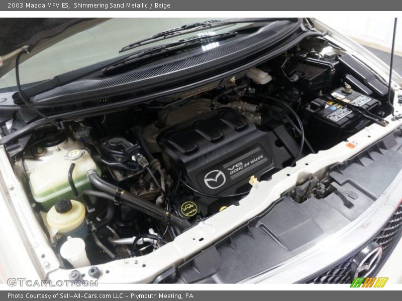 Shimmering Sand Metallic / Beige 2003 Mazda MPV ES