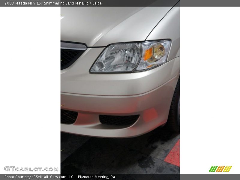 Shimmering Sand Metallic / Beige 2003 Mazda MPV ES