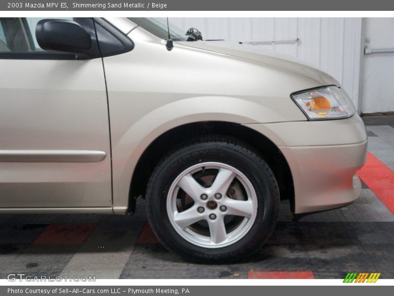 Shimmering Sand Metallic / Beige 2003 Mazda MPV ES
