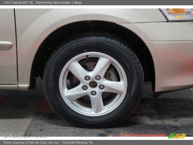 Shimmering Sand Metallic / Beige 2003 Mazda MPV ES