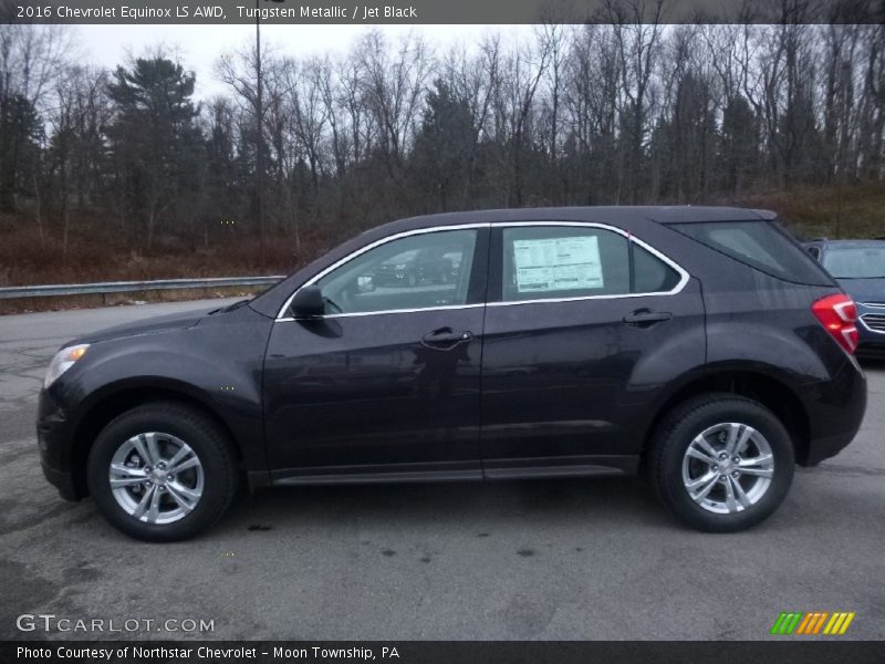 Tungsten Metallic / Jet Black 2016 Chevrolet Equinox LS AWD