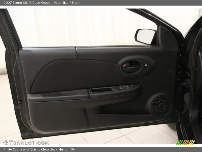 Deep Blue / Black 2007 Saturn ION 2 Quad Coupe