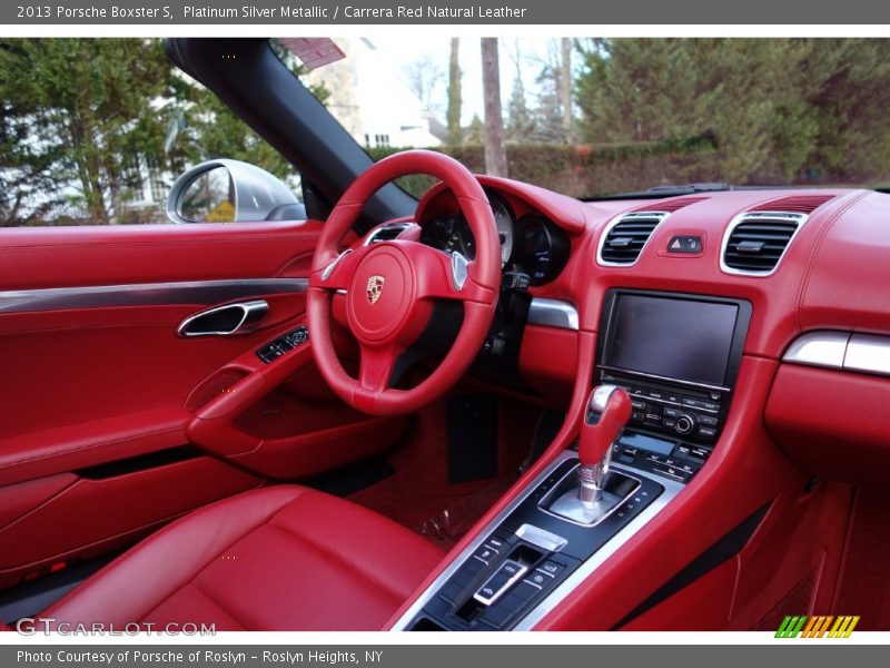 Platinum Silver Metallic / Carrera Red Natural Leather 2013 Porsche Boxster S