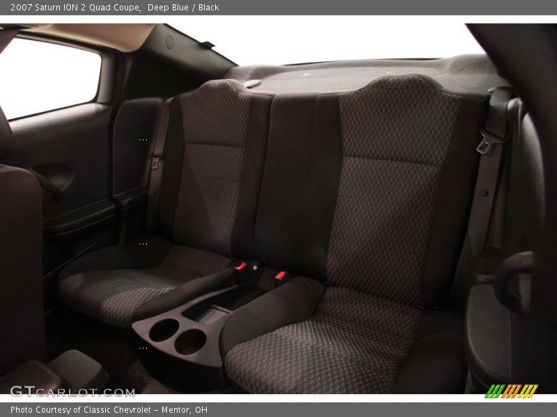 Deep Blue / Black 2007 Saturn ION 2 Quad Coupe