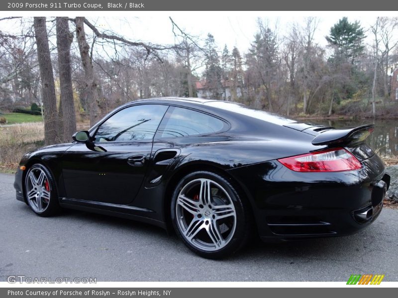 Black / Black 2009 Porsche 911 Turbo Coupe
