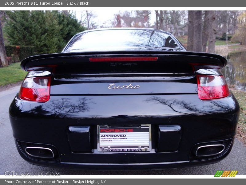 Black / Black 2009 Porsche 911 Turbo Coupe