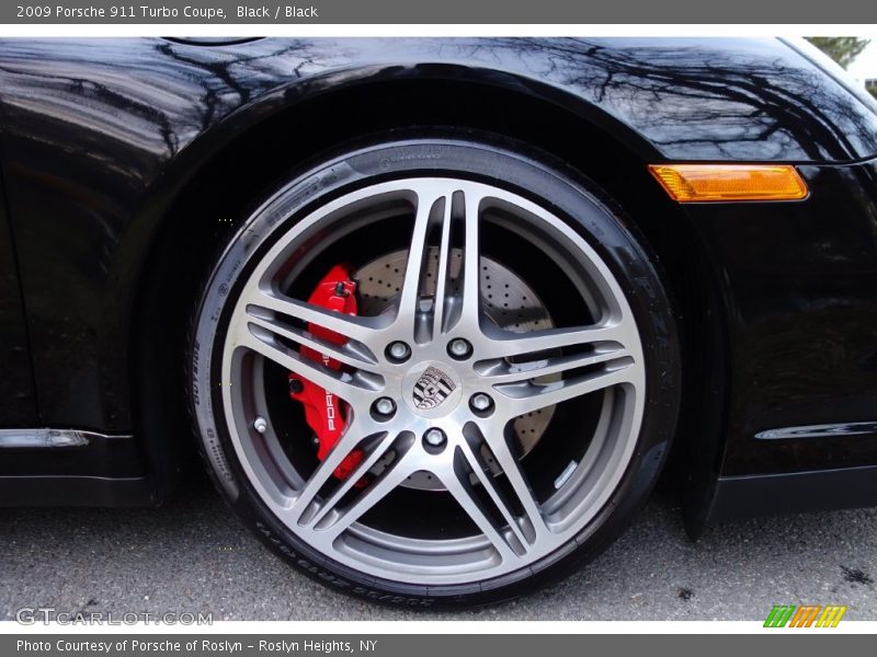 Black / Black 2009 Porsche 911 Turbo Coupe