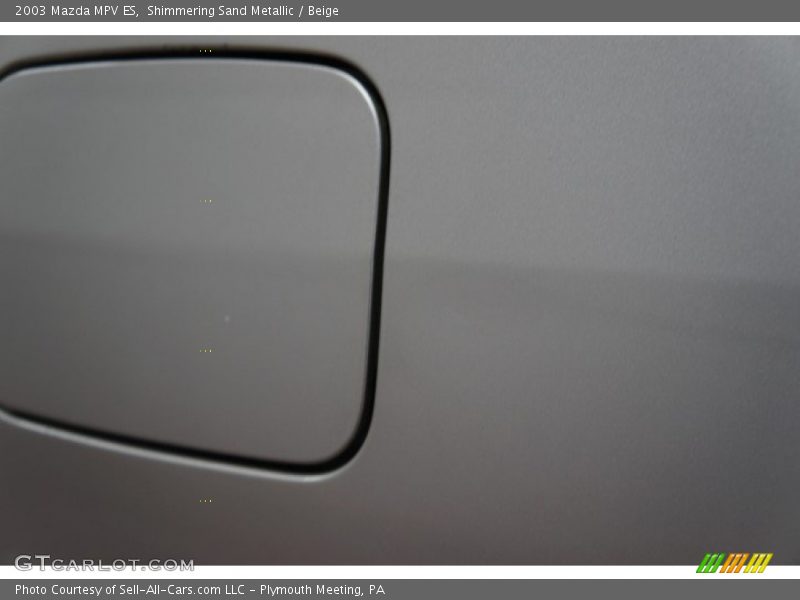 Shimmering Sand Metallic / Beige 2003 Mazda MPV ES