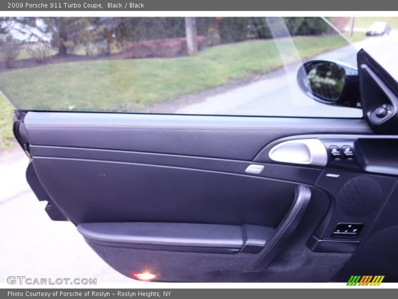 Black / Black 2009 Porsche 911 Turbo Coupe