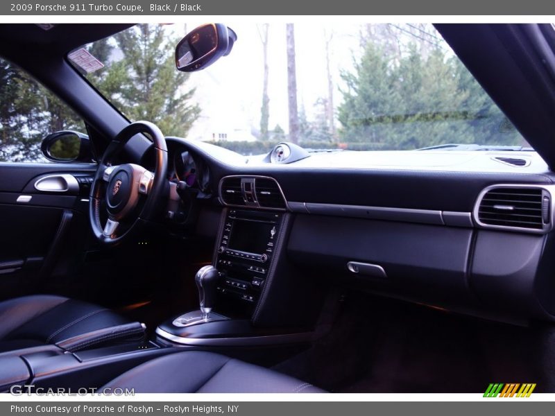 Black / Black 2009 Porsche 911 Turbo Coupe