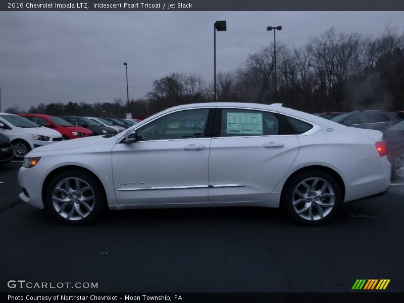 Iridescent Pearl Tricoat / Jet Black 2016 Chevrolet Impala LTZ