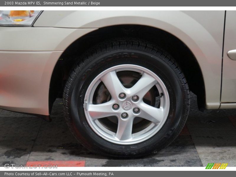 Shimmering Sand Metallic / Beige 2003 Mazda MPV ES