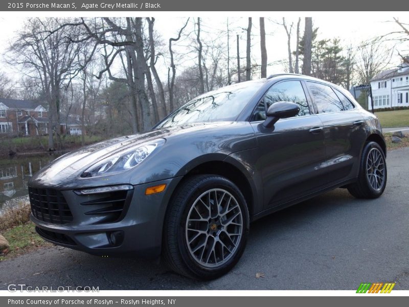 Agate Grey Metallic / Black 2015 Porsche Macan S