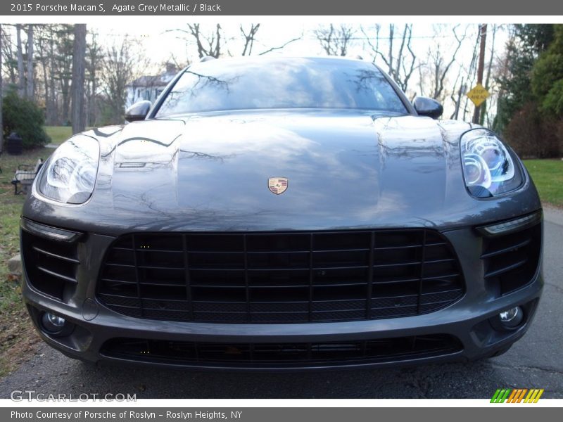 Agate Grey Metallic / Black 2015 Porsche Macan S