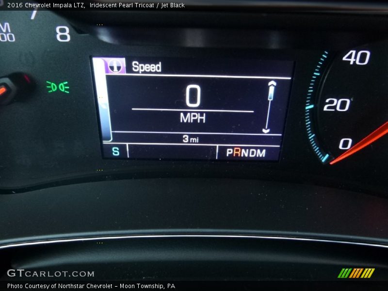 Iridescent Pearl Tricoat / Jet Black 2016 Chevrolet Impala LTZ