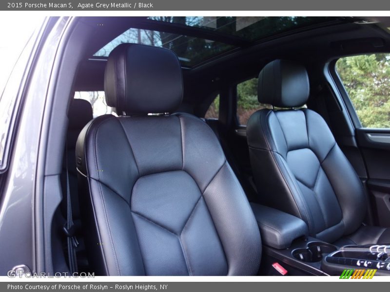 Agate Grey Metallic / Black 2015 Porsche Macan S