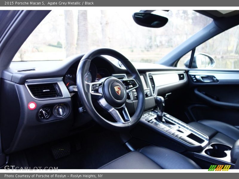 Agate Grey Metallic / Black 2015 Porsche Macan S