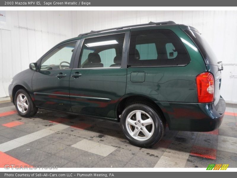 Sage Green Metallic / Beige 2003 Mazda MPV ES