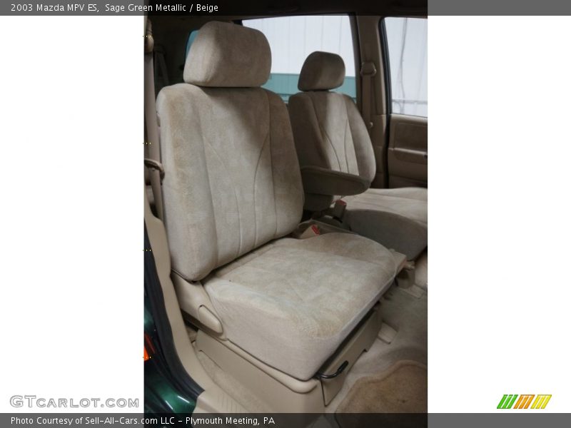Sage Green Metallic / Beige 2003 Mazda MPV ES