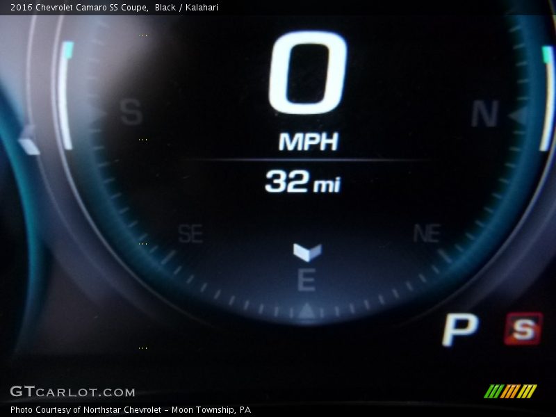 Black / Kalahari 2016 Chevrolet Camaro SS Coupe