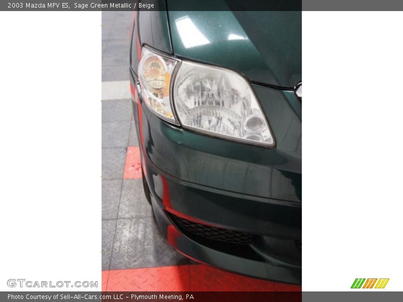 Sage Green Metallic / Beige 2003 Mazda MPV ES