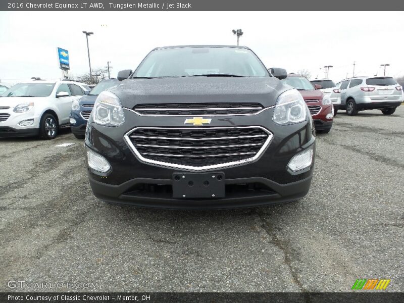Tungsten Metallic / Jet Black 2016 Chevrolet Equinox LT AWD
