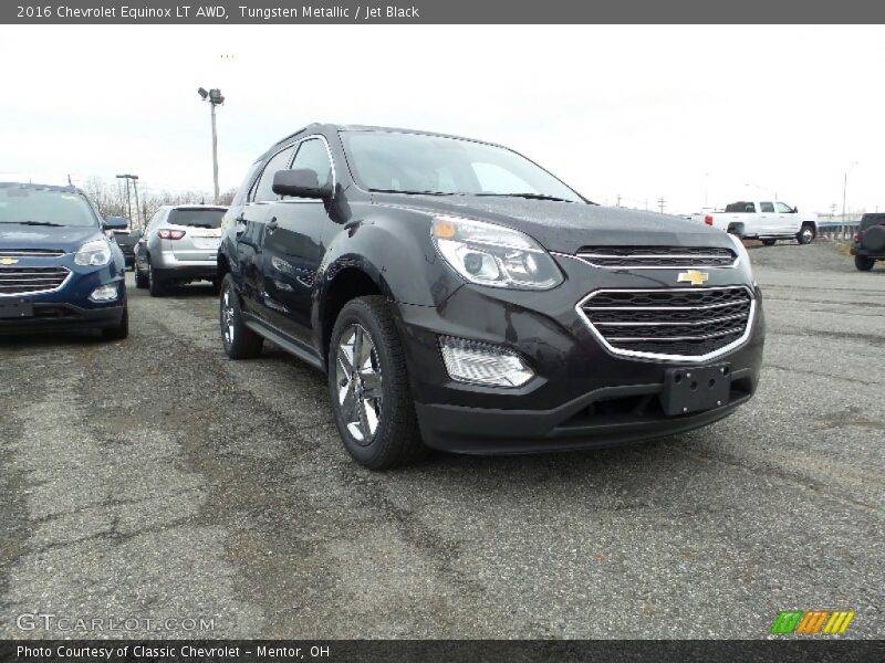 Tungsten Metallic / Jet Black 2016 Chevrolet Equinox LT AWD