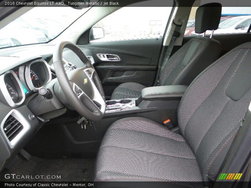 Tungsten Metallic / Jet Black 2016 Chevrolet Equinox LT AWD