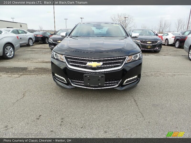 Black / Jet Black/Dark Titanium 2016 Chevrolet Impala LTZ