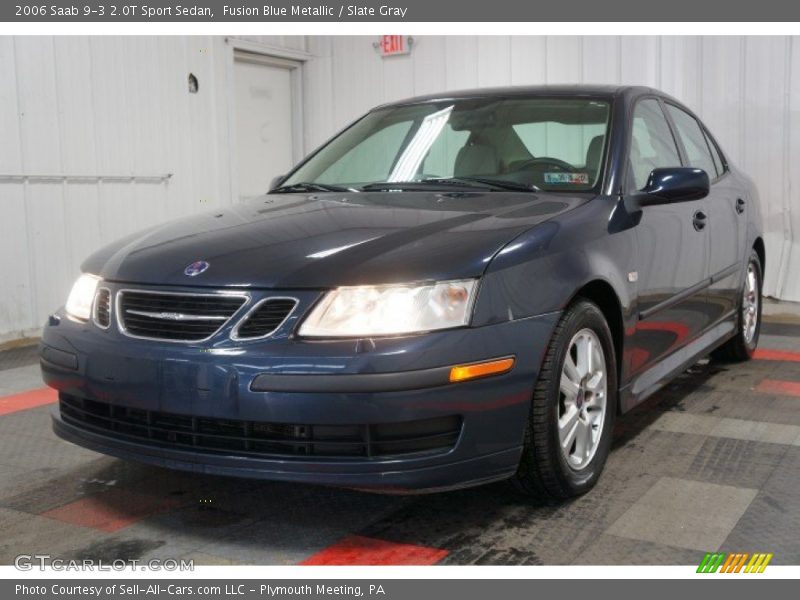 Fusion Blue Metallic / Slate Gray 2006 Saab 9-3 2.0T Sport Sedan