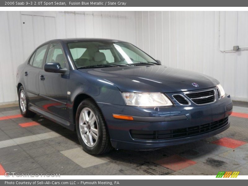 Fusion Blue Metallic / Slate Gray 2006 Saab 9-3 2.0T Sport Sedan