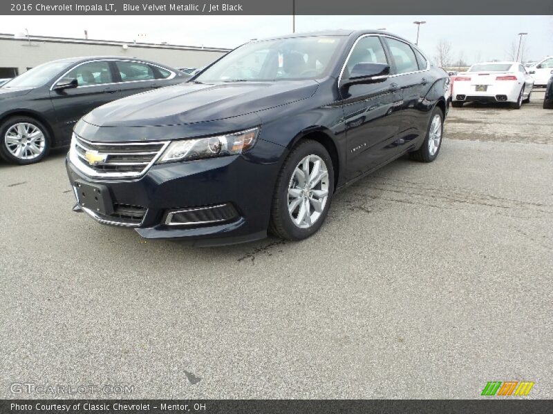 Blue Velvet Metallic / Jet Black 2016 Chevrolet Impala LT