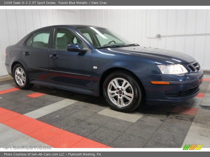 Fusion Blue Metallic / Slate Gray 2006 Saab 9-3 2.0T Sport Sedan