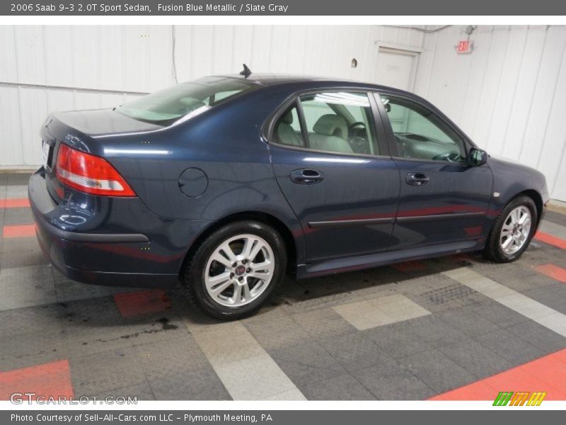 Fusion Blue Metallic / Slate Gray 2006 Saab 9-3 2.0T Sport Sedan