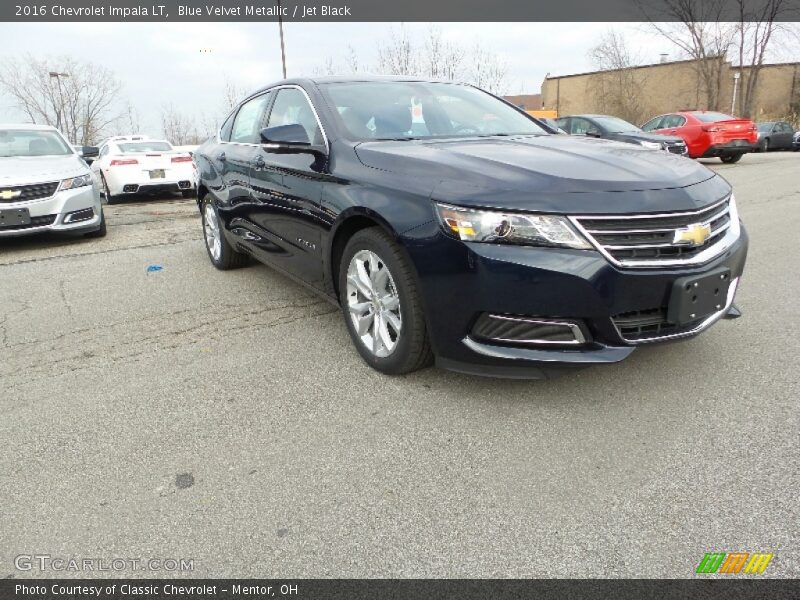 Blue Velvet Metallic / Jet Black 2016 Chevrolet Impala LT