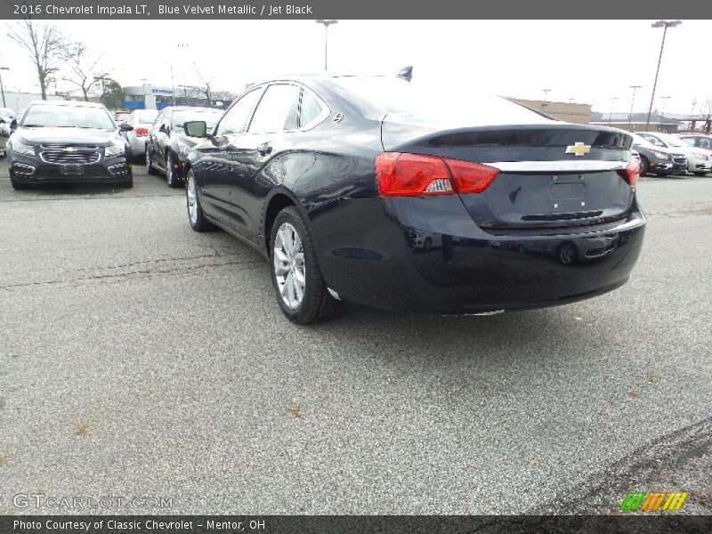Blue Velvet Metallic / Jet Black 2016 Chevrolet Impala LT