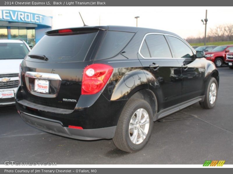 Black / Light Titanium/Jet Black 2014 Chevrolet Equinox LS
