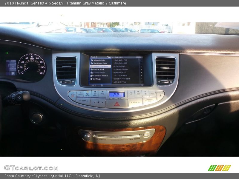 Titanium Gray Metallic / Cashmere 2010 Hyundai Genesis 4.6 Sedan