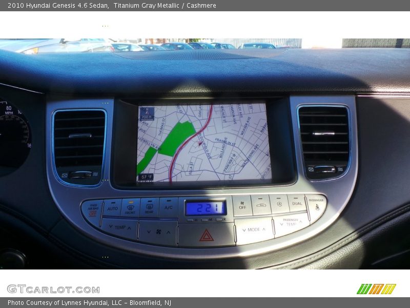 Titanium Gray Metallic / Cashmere 2010 Hyundai Genesis 4.6 Sedan