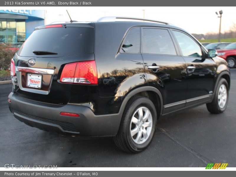 Ebony Black / Black 2013 Kia Sorento LX V6 AWD